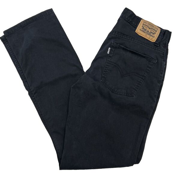🔥Levi's 511 Slim boy's Jeans Size 18 Reg 29x29 Black Stretch Cotton Denim🔥 - Picture 1 of 9